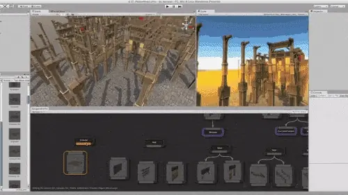 Theme editor with realtime viewport preview