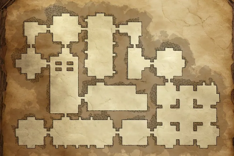Blockout Rooms on the Minimap in Dungeon Architect