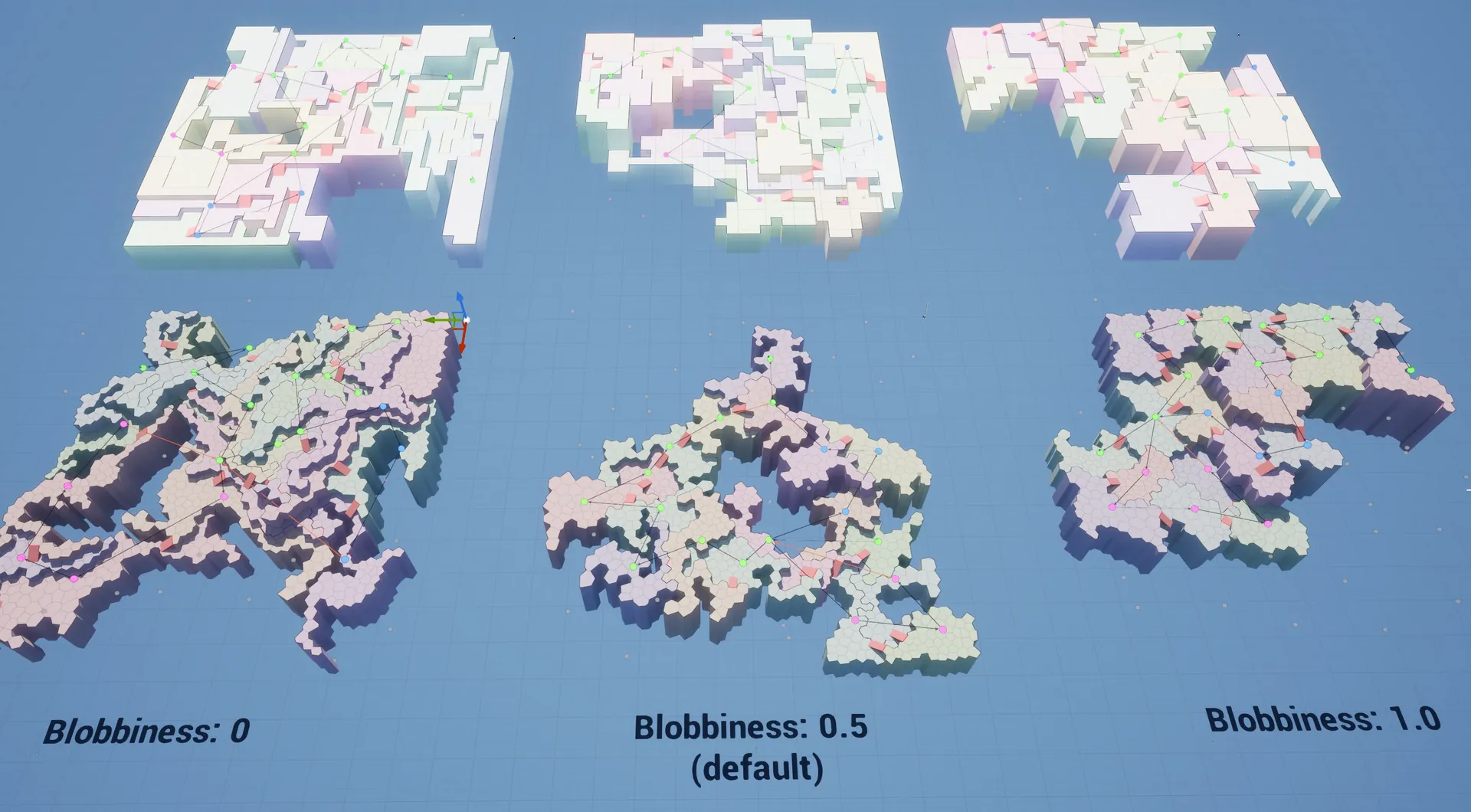 Bigger, Blobbier Cell Flow Rooms in Dungeon Architect