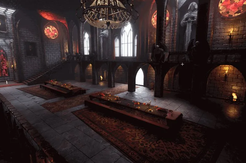 Gothic Vampire Theme in Dungeon Architect