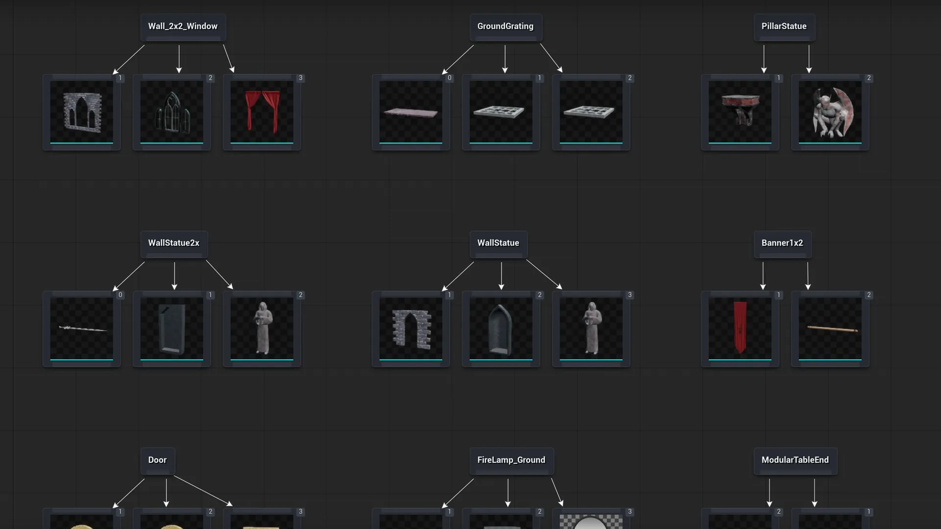 Theme Editor Upgrades in Dungeon Architect