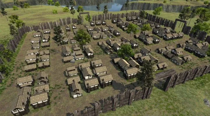 Medieval stronghold city